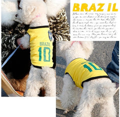 Camisetas del mundial  de 8 equipos y 5 tamaños diferentes.