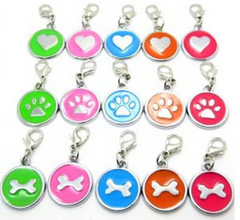 Collar de perro personalizado con el nombre hasta 6 Letras y 1 Figura.