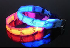 Collar led luminoso de gran calidad.