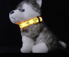 Collar led luminoso de gran calidad.